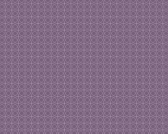 Pressed Lavender, Pattern: Circles, by Giucy Giuce Fabric from the Attic Collection, for Andover Fabrics, Inc sold by Half Yard A-9975-P