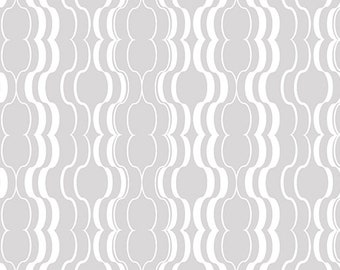 Good Vibrations Light Grey By CHRISTA WATSON  1637-08 Collection: Good Vibes for Benartex , sold by Half Yard