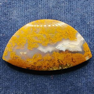 Flower Agate brown- moss agate scenic - plume agate
