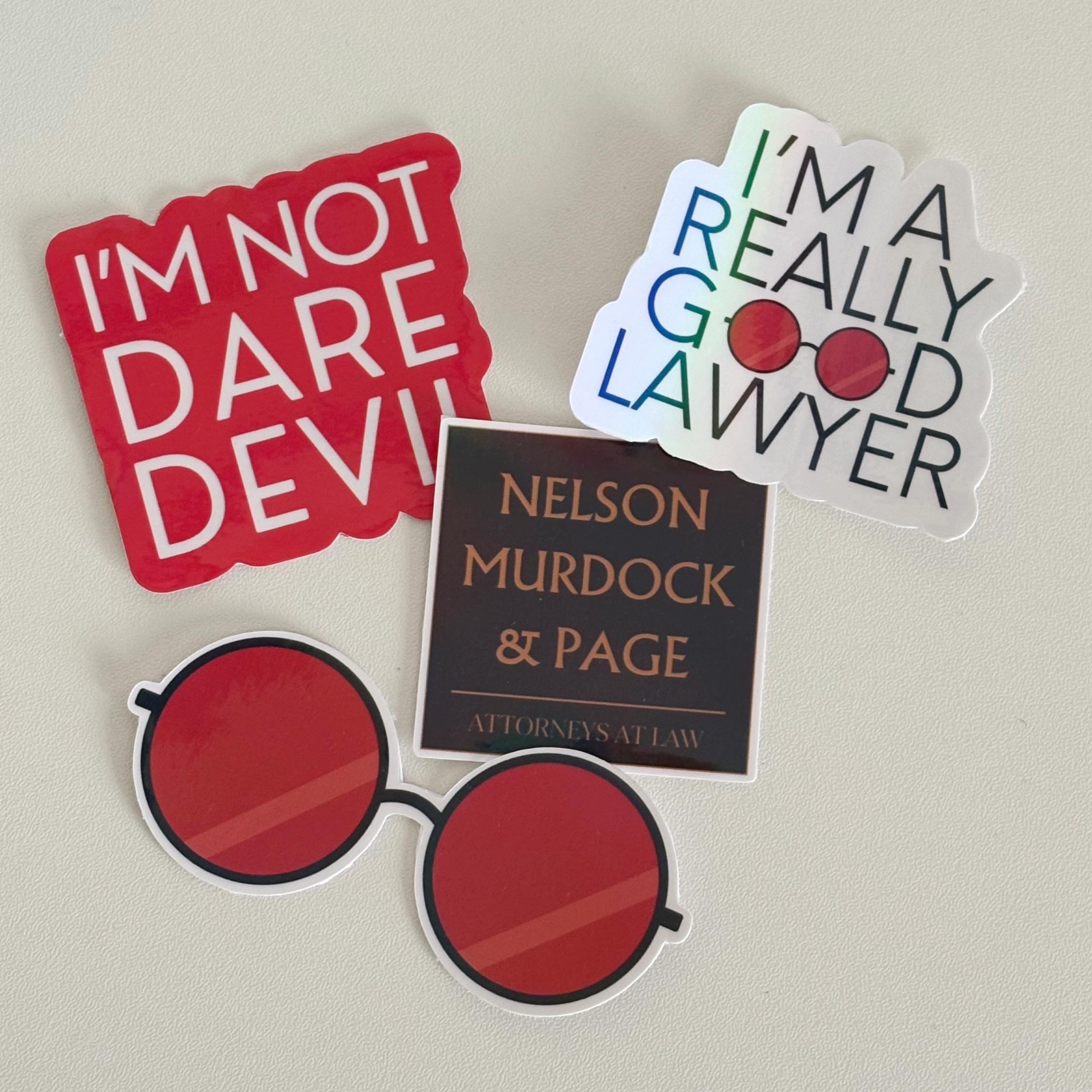 Dare Devil - Matt Murdock Glasses - Daredevil Born Again Sticker - Etsy