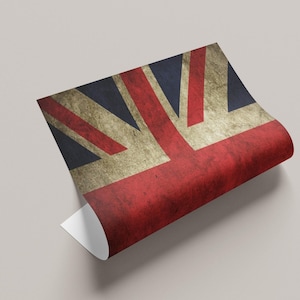 England Flag Canvas, British Flag Canvas, Great Britain Canvas, Flag Wall Art, Office Decor, National Flag Picture, Gift For Him, Home Decor