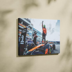 Formula 1 Wall Art Canvas | Sport Car Wall Decor F1 Pit Crew Racing Wall Art Decor Extra Large Canvas Racing Fan Gift Idea Motivation Art
