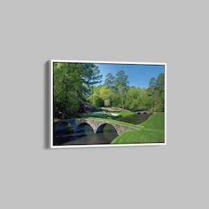 Augusta National Golf Canvas Poster, Augusta National Golf Wall Art, Georgia Poster, Golf Club Wall Art, Masters Golf, Corner Golf Gifts
