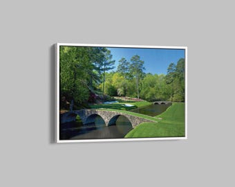Augusta National Golf Canvas Poster, Augusta National Golf Wall Art, Georgia Poster, Golf Club Wall Art, Masters Golf, Corner Golf Gifts