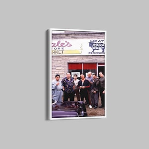 Famous Gangsters Canvas Wall Art, Hollywood Star Actors Poster, Gangster Framed Canvas , Movie Legends Poster, Luxury Art, Ready to Hang