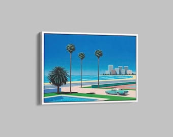 Hiroshi Nagai Vintage Japanese Wall Art, Japanese Retro Poster, Wall Art Prints, Wall Decor Art Gift Framed / Japanese Vintage Poster