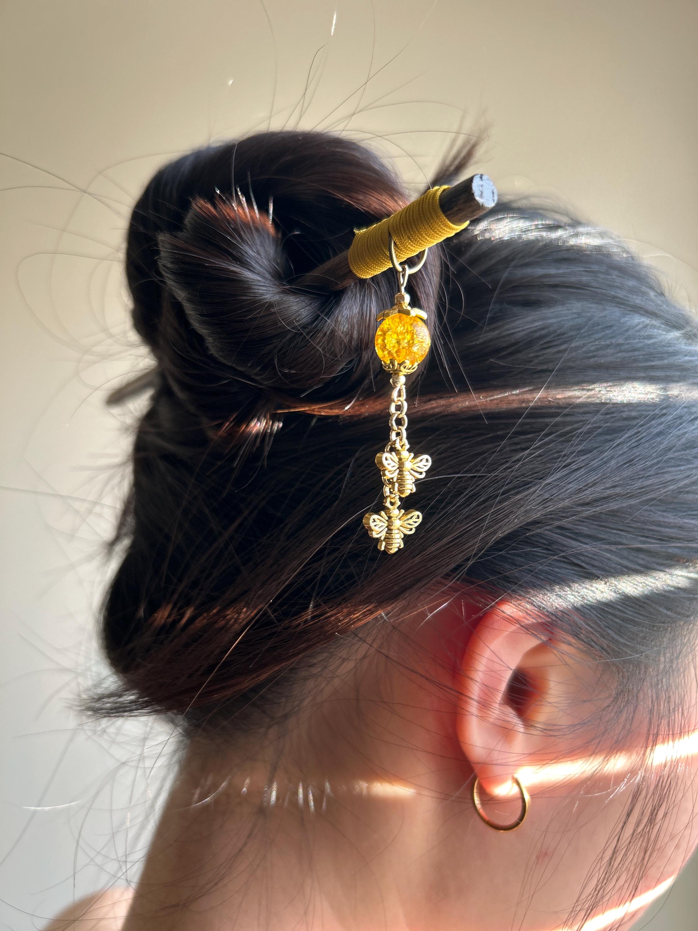 14k Gold Japanese Hairpin \