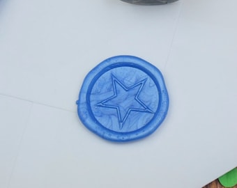 Star Wax Seal Stamp - wax seal - envelope seal - post crossing - pen pal - letter seal