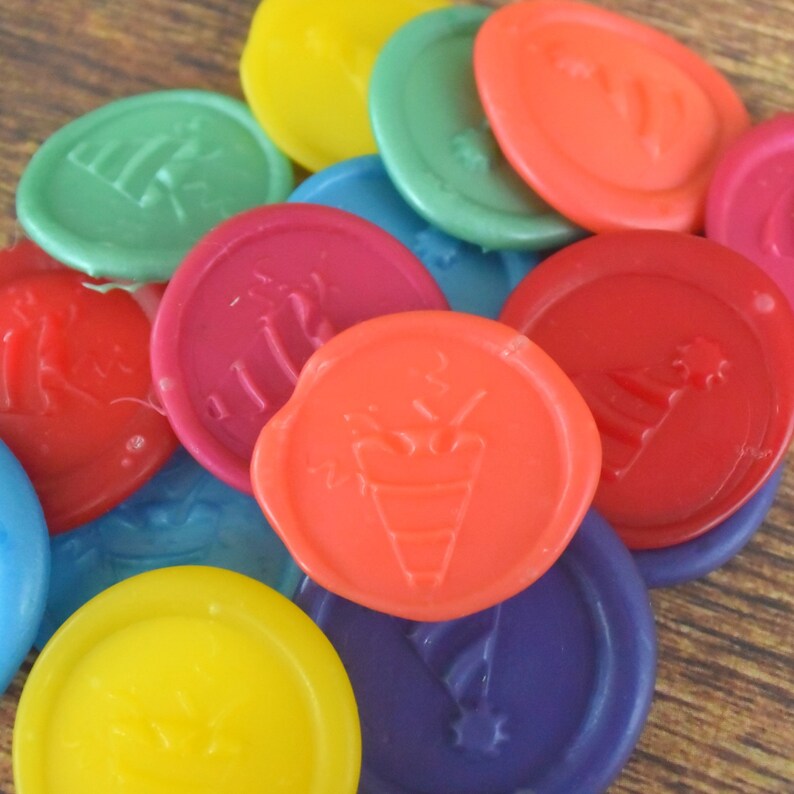 Self Adhesive Wax Seal Stickers Birthday Selection Pack of Etsy UK