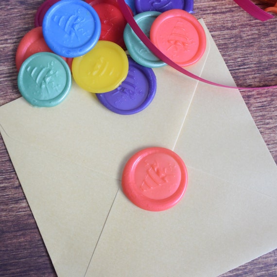 Self Adhesive Wax Seal Stickers Birthday Selection Pack of Etsy UK