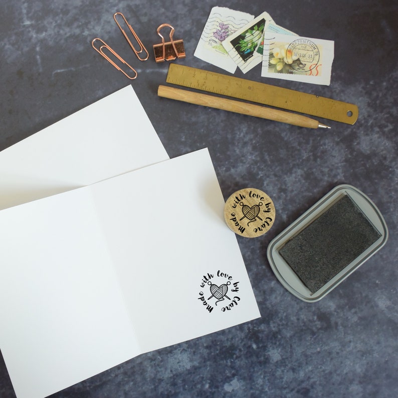 Personalized Maker Rubber Stamp Custom crafter stamp Etsy