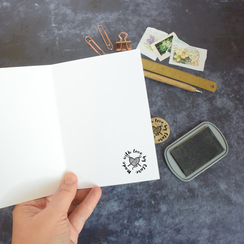 Personalized Maker Rubber Stamp Custom crafter stamp Etsy