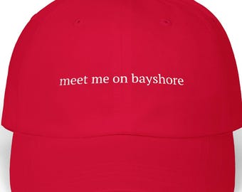 Meet Me on Bayshore Dad Cap | Embroidered Tampa Lifestyle Hat