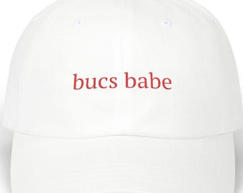 Bucs Babe Dad Cap | Embroidered Game Day Hat
