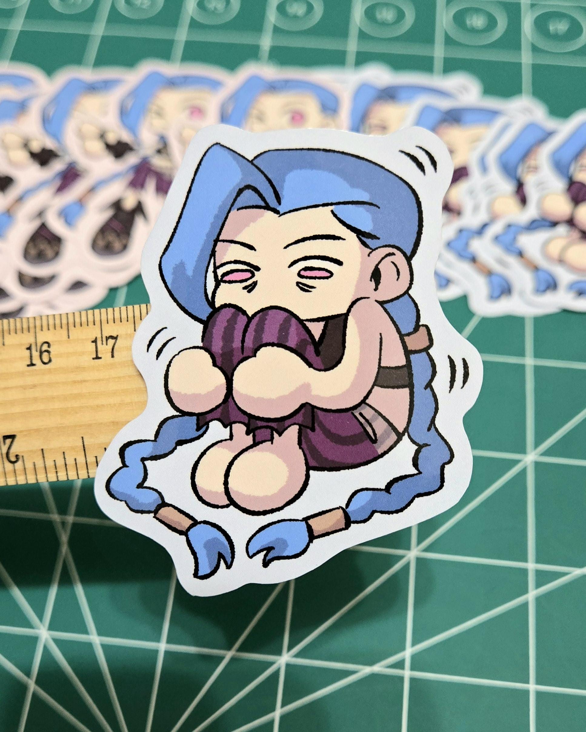 Jinx Decal Code Arcane Jinx Vinyl Stickers | Chibi Art | Laptop Decal, Journals - Etsy