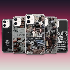 Supernatural Sam Handyhülle Winchester Dean Cover für iPhone 16, 15, 14, 13, Samsung S25 Ultra, S24FE, S23, A16, A56, A26, A15, Pixel 9, 8 7