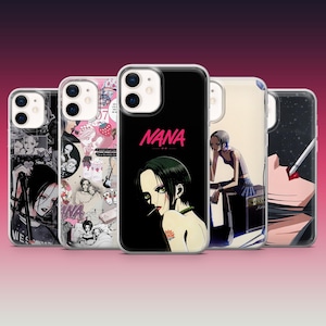 Nana Manga Phone Case Cover für iPhone 16 Pro , 15 , 14, 13, Samsung S25 Ultra, S24FE, S23, A16, A56, A26, A15, Pixel 9, 8, 7