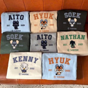 1VERSE Member Sweatshirt, 1verse SHATTERED World Tour Shirt, kPOP 1VERSE Hyuk, Seok, Aito, Kenny, Nathan Shirt, Sweater, Kpop 1VERSE Shirt