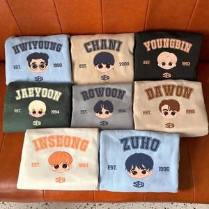 SF9 Love Dawn Tee, SF9 USA World Tour 2025 Shirt, Kpop SF9 Inseong, Youngbin, Jaeyoon, Dawon, Rowoon, Zuho, Yoo Taeyang, Hwiyoung, Chani