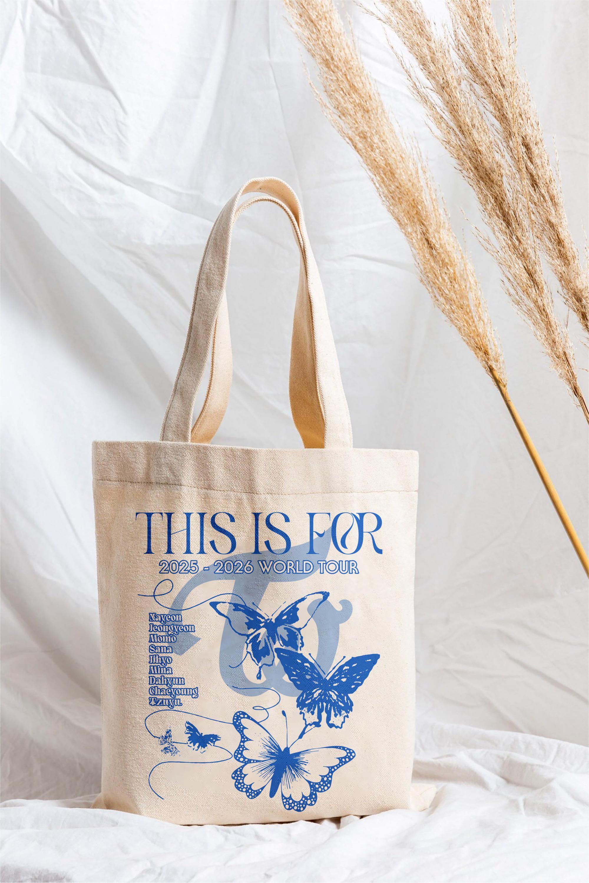 Twice Retro Tote Bag, Twice This is for Tote, Tote Bag for Once