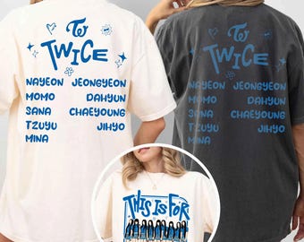 TWICE「This Is For」ワールドツアー2026 Tシャツ | Kpopファンシャツ