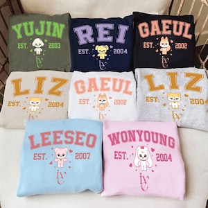 IVE Members Shirt, IVE The 1st World Tour Show What I Have Shirt, Ive Merch, K POP Ive Liz, LeeSeo, Gaeul, Wonyoung, Rei, Yujin Shirt