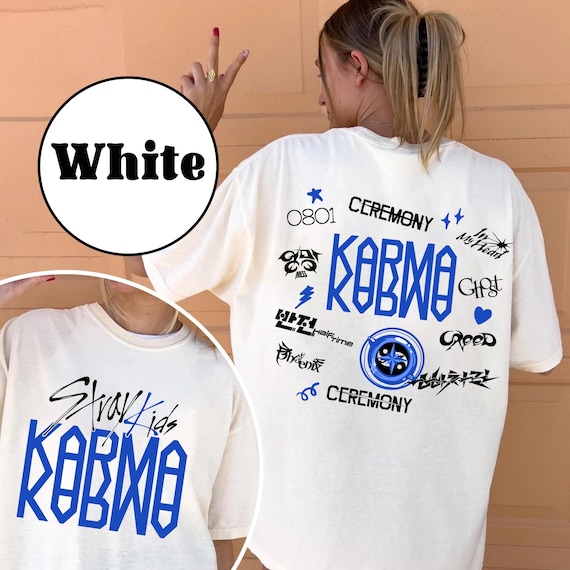 Retro Stray Kids Karma Tracklist Shirt - SKZ World Tour Tee - Etsy