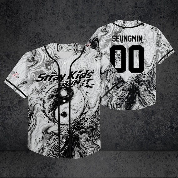 Run It Straykids Personalizable Baseball Jersey, Skz Baseball