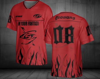 Ateez Member Football Jersey, Ateez in Your Fantasy Football