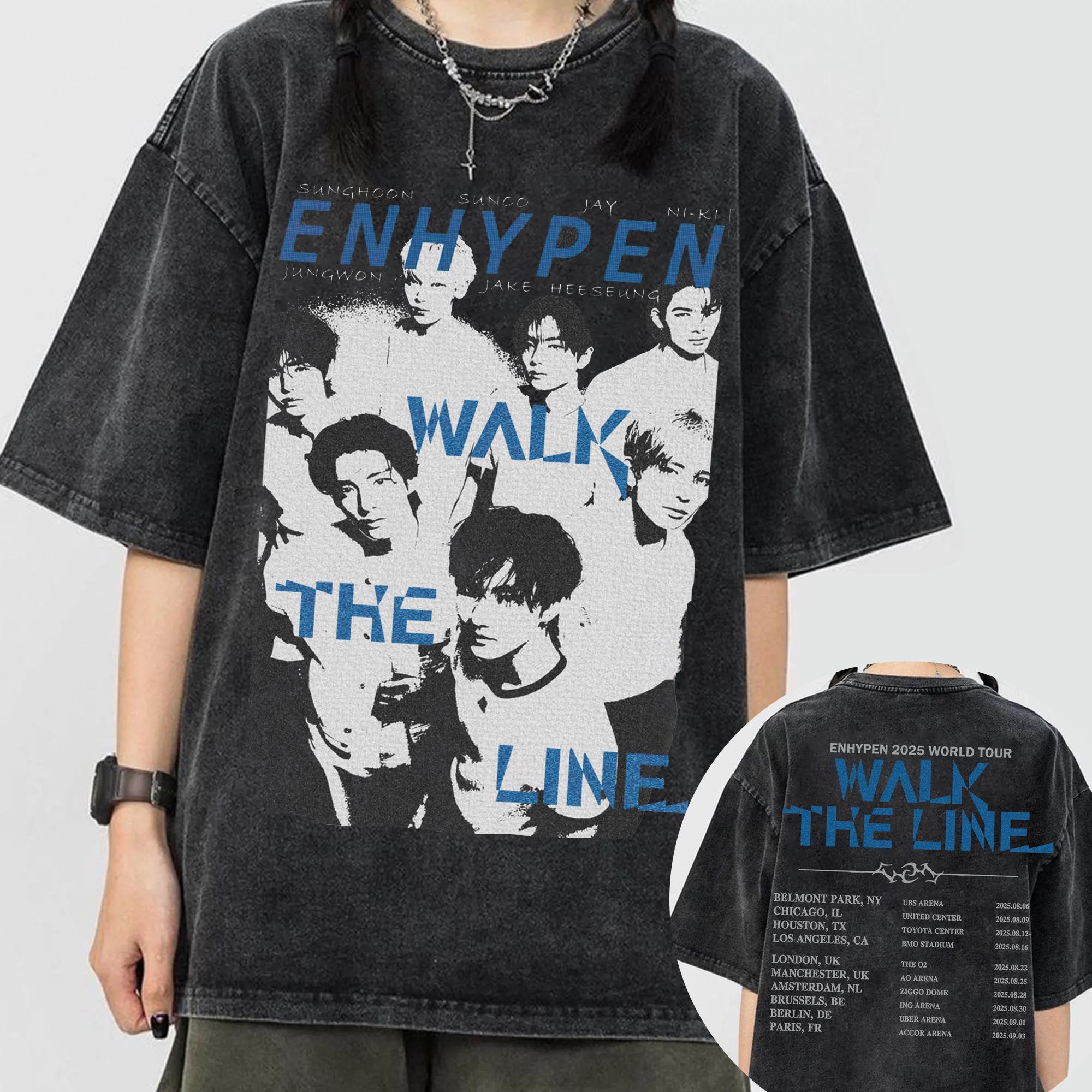 ENHYPEN walktheline Tシャツ ロンT ENHYPEN WALK THE LINE ツアー Tシャツ ロンT L公式 - メルカリ