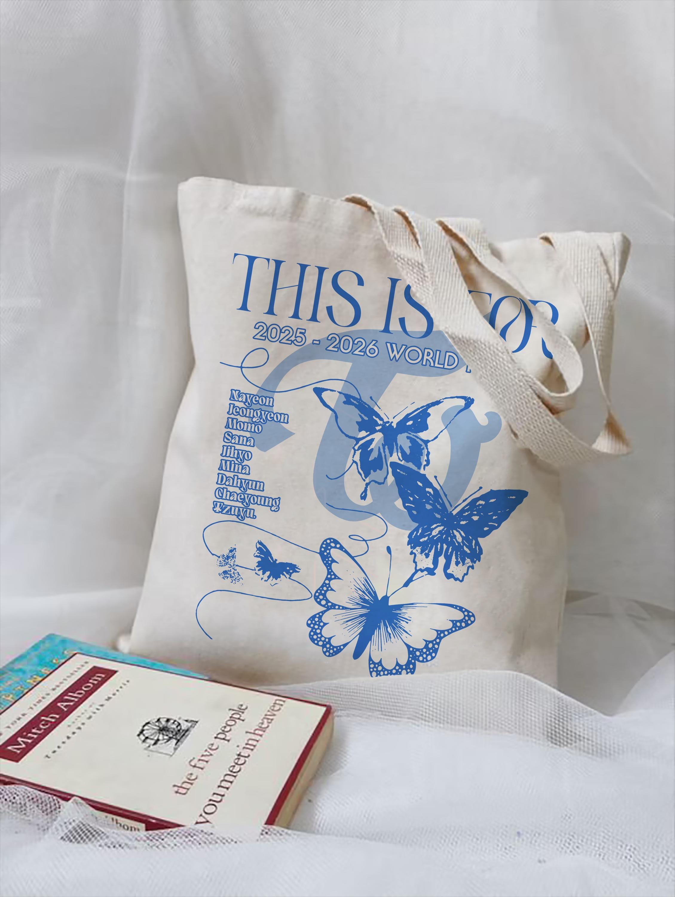 Twice Retro Tote Bag, Twice This is for Tote, Tote Bag for Once