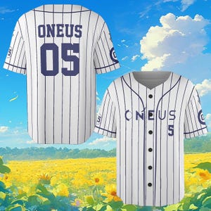 Customizable Oneus Baseball Jersey, Oneus Member Jersey, Oneus Hour Us Tour, ONEUS Xion, Seoho, Leedo, Keonhee, Hwanwoong, Oneus Shirt