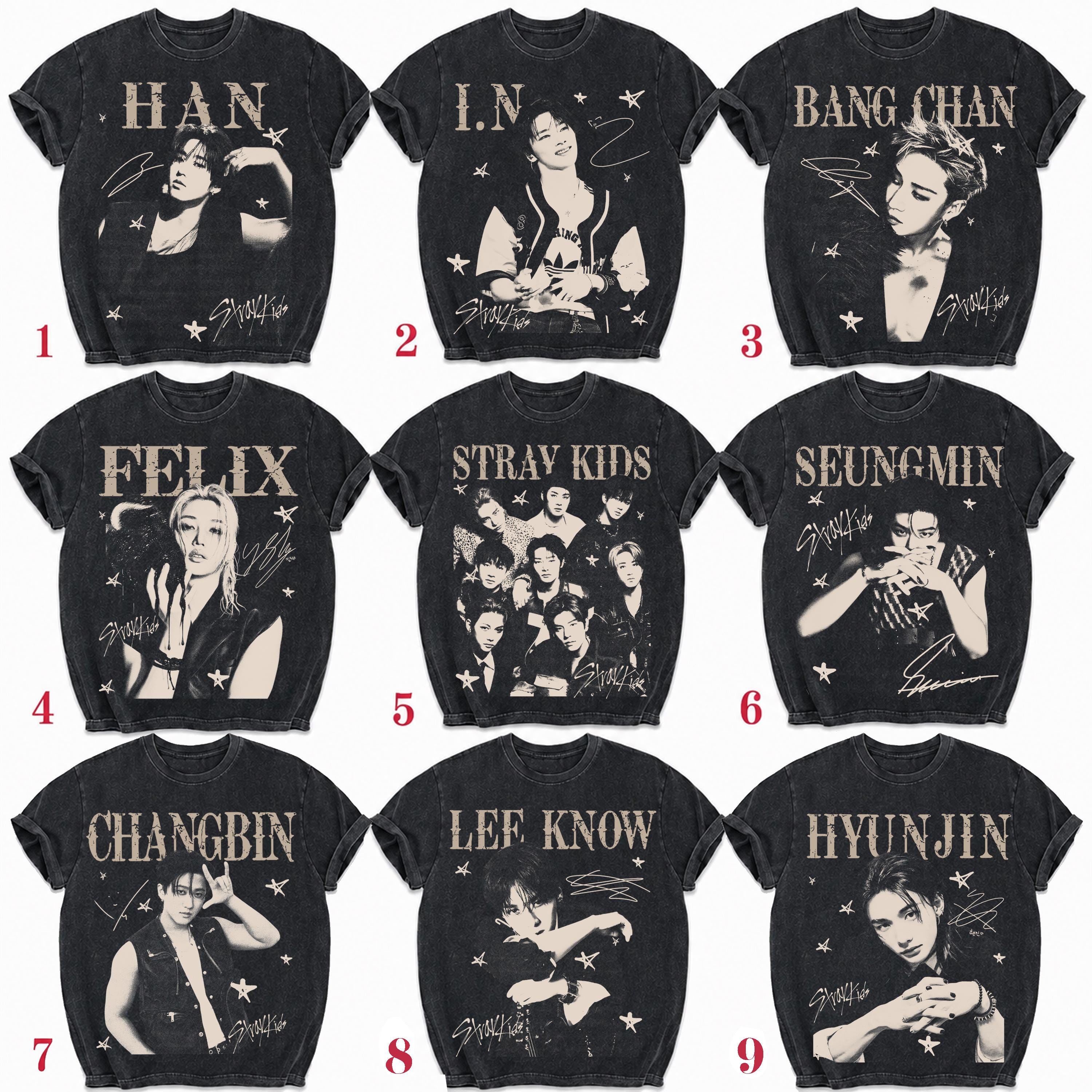 Straykids Member Shirt - Etsy