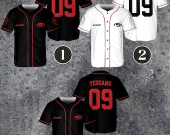 Atiny Baseball Jersey Z Version - Ateez Member/bias Specific