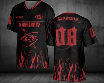 Ateez Member Football Jersey, Ateez in Your Fantasy Football