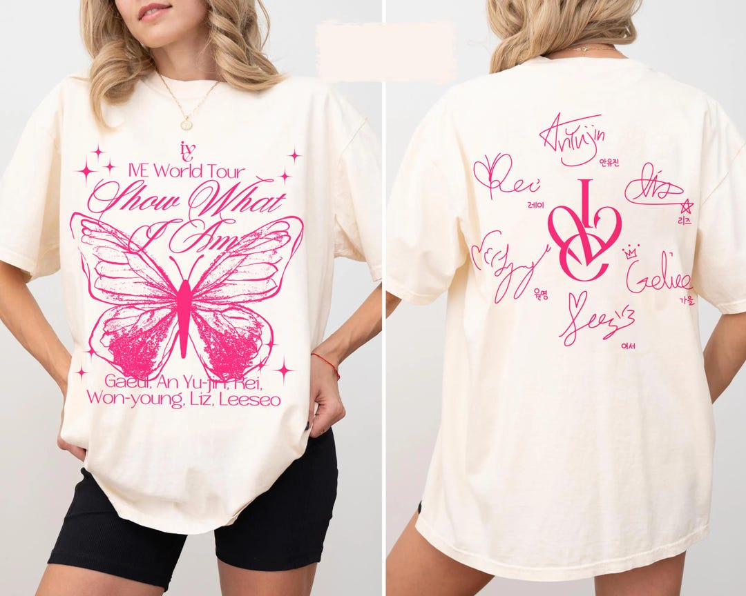IVE Shirt, Ive World Tour Shirt, IVE 2026 World Tour Show What I