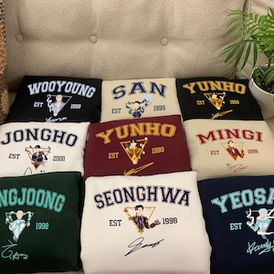 Ateez Member Shirt, Ateez Shirt, Ateez In Your Fantasy Tour Shirt, Ateez Hongjoong, Seonghwa, Yunho, Yeosang, San, Mingi, Wooyoung, Jongho