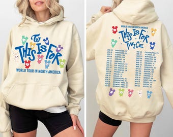 TWICE「This Is For」ワールドツアー2026 Tシャツ | Kpopファンシャツ
