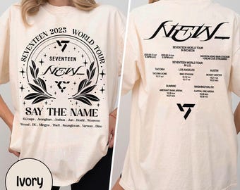 Seventeen NEW_ World Tour Tee: Kpop Fan Unisex T-shirt - Etsy