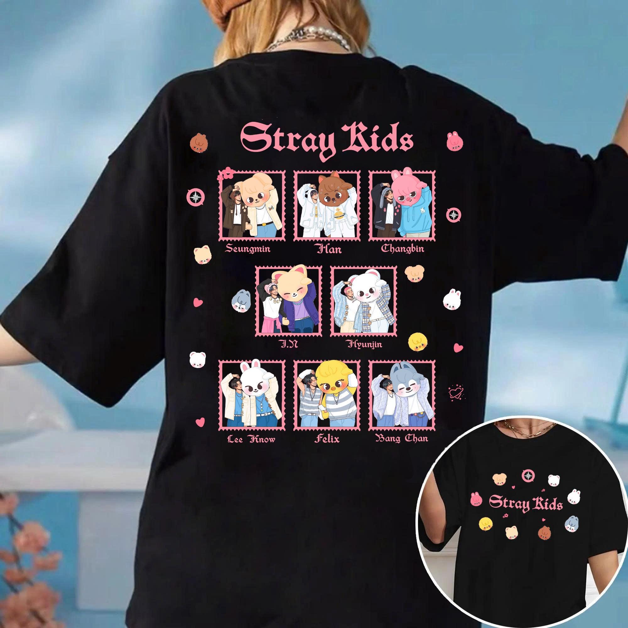 Straykids Straykidzoo Chibi Cute Shirt, Straykids Domin Ate 2025