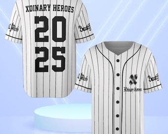 Xdinary Heroes Mitglied Baseball Jersey, Xdinary Heroes Beautiful Mind World Tour, Xdinary Gunil, Jungsu, Gaon, O.de, Jun Han, Jooyeon Shirt