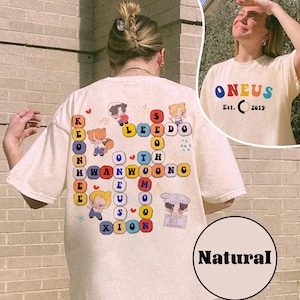 Oneus Shirt, Oneus Member Shirt, Oneus Hour us World Tour 2025 Shirt, Oneus Kpop, ONEUS Xion, Seoho, Leedo, Keonhee, Hwanwoong, Hour Us Tour