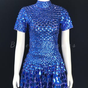 One-Size Sequin Mini Dress: Mermaid Bodycon Nightclub Party Dress