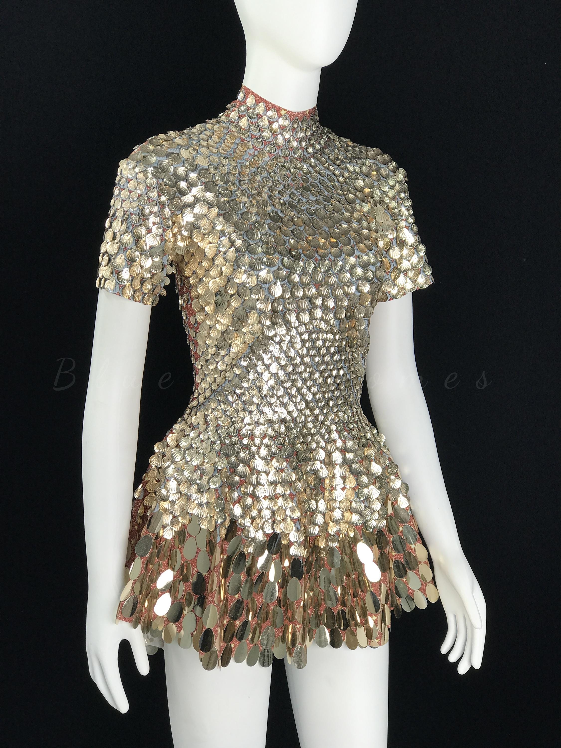 Shinning Shell Shinning Shell Sequin Mini Dress: Mermaid Bodycon Nightclub Party Dress ...