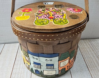 Vintage Caro-Nan Novelty Basket Purse