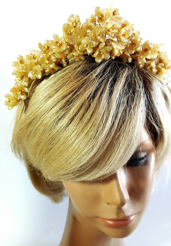 Victorian Orange Blossom Bridal Headpiece / Wax Fl