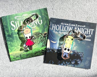 Hollow Knight & Silksong Acrylic Keychain – Gamer Gift