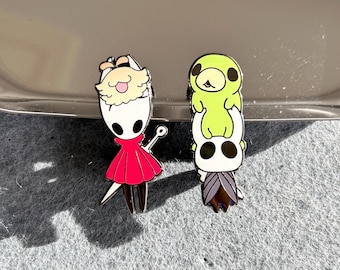 Hollow Knight & Silksong Enamel Pin Set – Gamer Gift