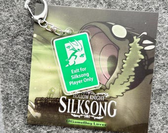 Hollow Knight Silksong Funny Acrylic Keychain – Funny Gamer Gift