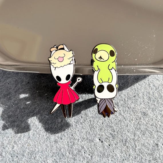 Hollow Knight & Silksong Enamel Pin Set – Gamer Gift